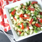 Summer Cucumber Salad with Honey Balsamic Vinaigrette