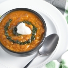 Roasted Carrot and Red Pepper Soup