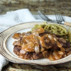 Salisbury Steak and Mushroom Onion Gravy